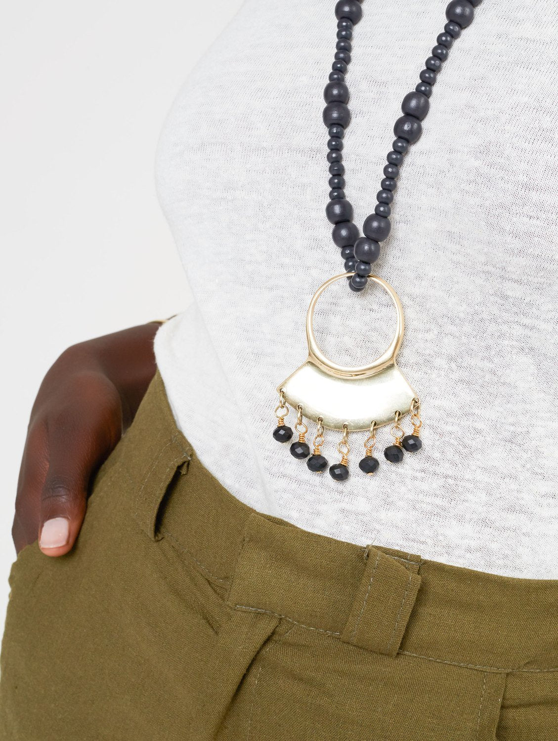 Masaai Necklace Ebony