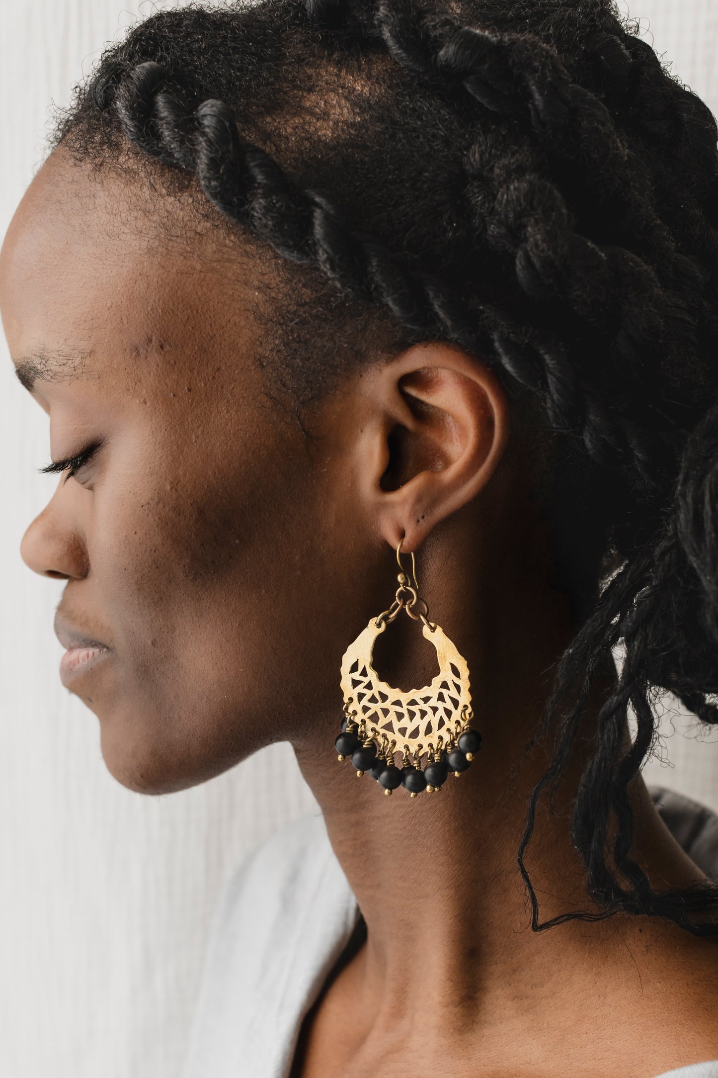 Marrakech Earrings :: Ebony hues