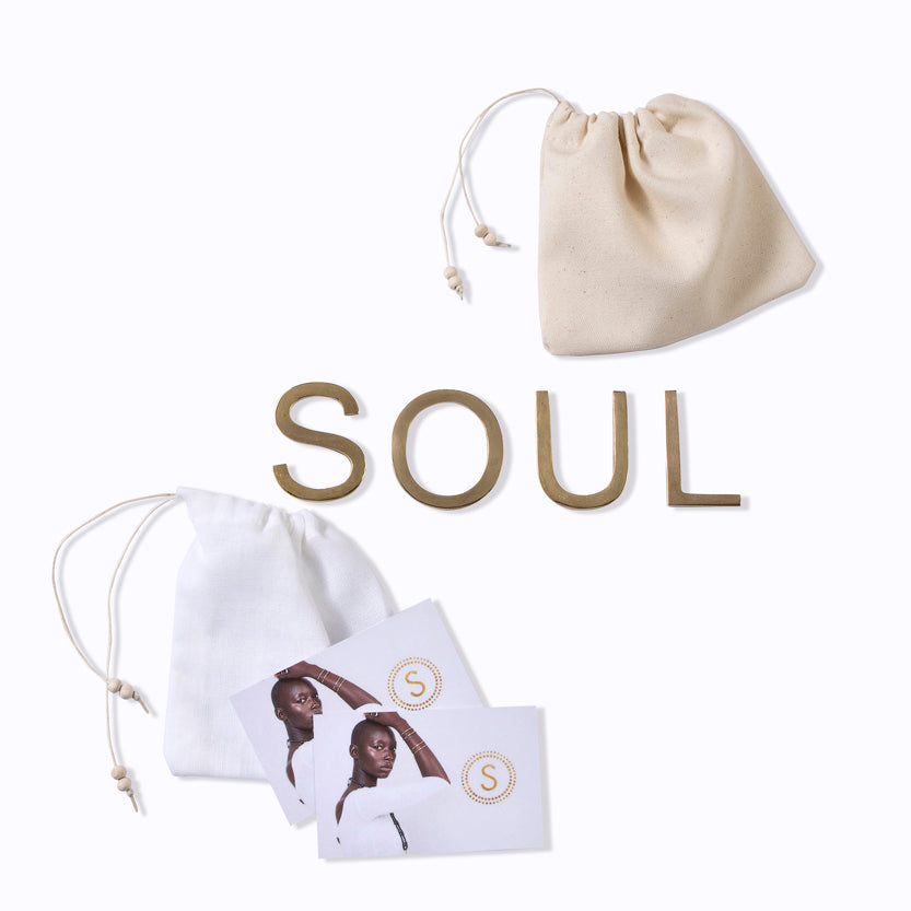 SOUL Brass Letters
