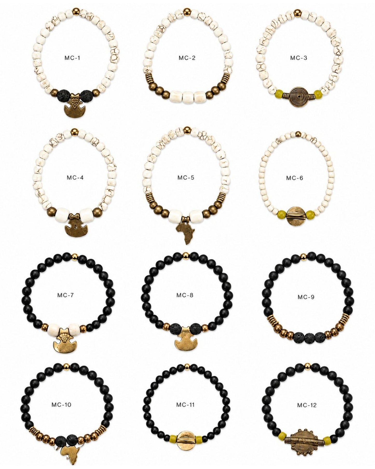 Trade Roots Juju Bracelet - Ebony and Ivory