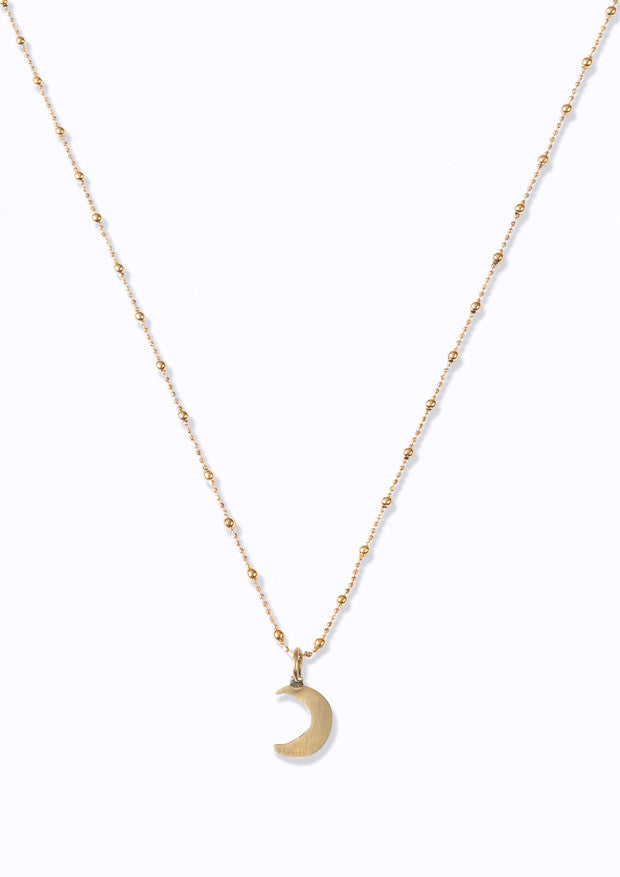 Baby Moon Necklace:: Assorted Chains