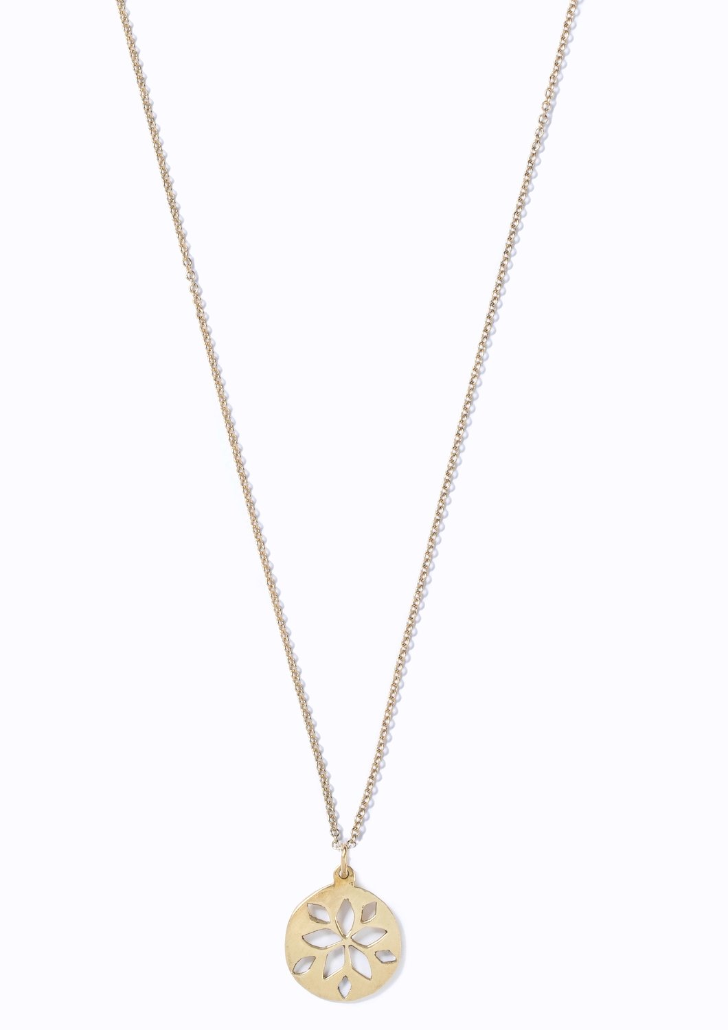 Baby Sand dollar Necklace:: Assorted Chains