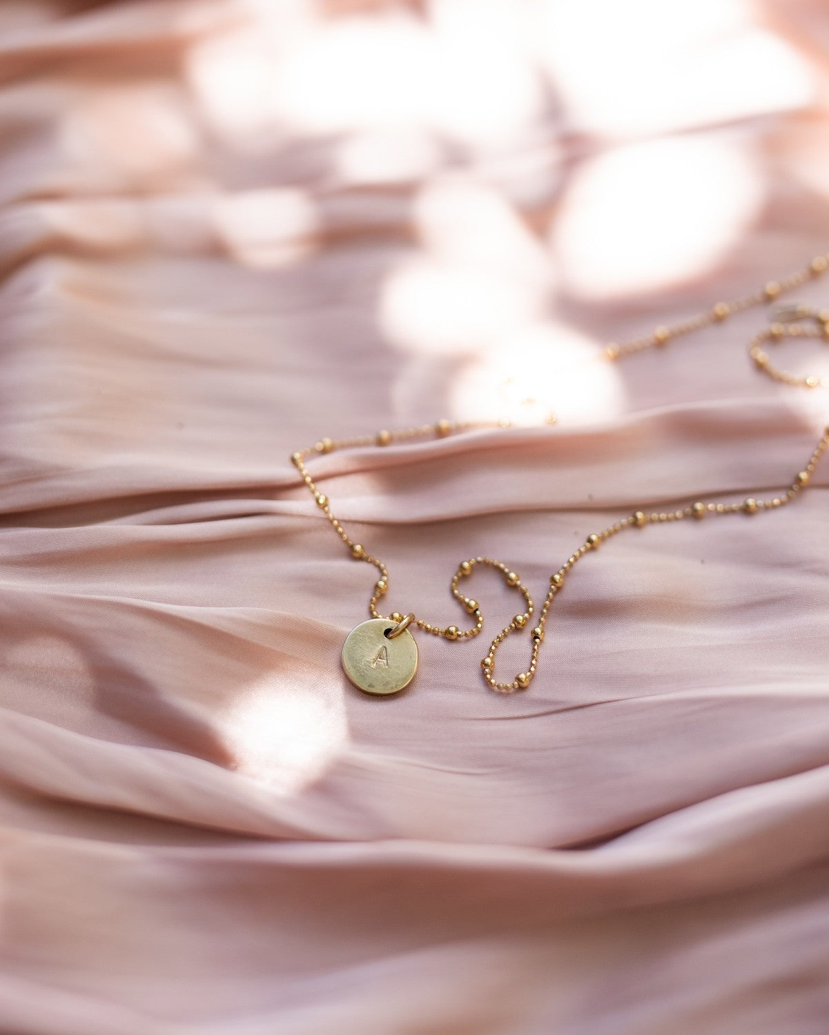 Baby Disc Necklace:: Assorted Chains