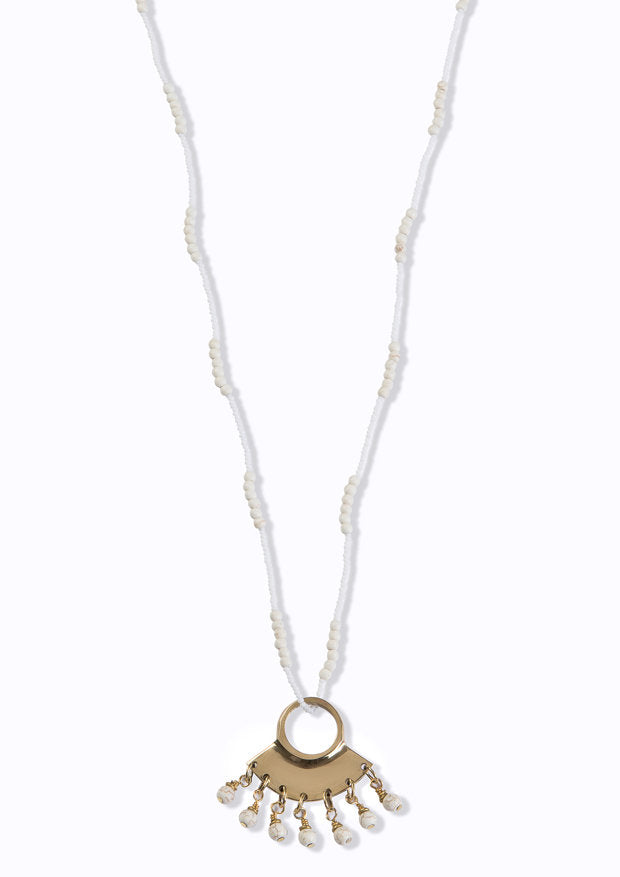 Baby Masaai Beaded Necklace Ivory