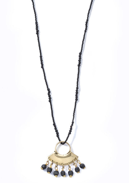 Baby Masaai Beaded Necklace Ebony