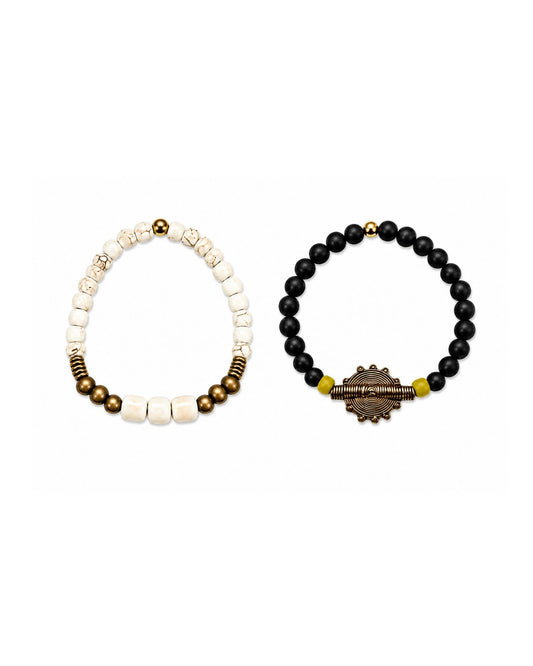 Trade Roots Juju Bracelet - Ebony and Ivory