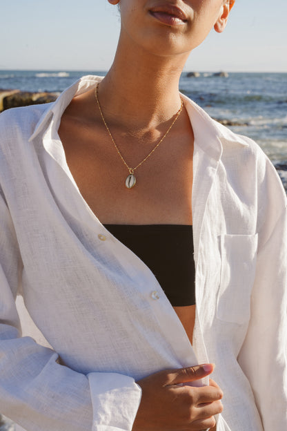 Cowrie Shell Necklace:: Assorted Chains