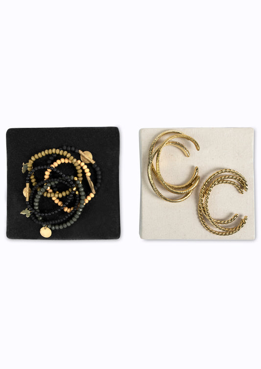 Fabric covered block - square