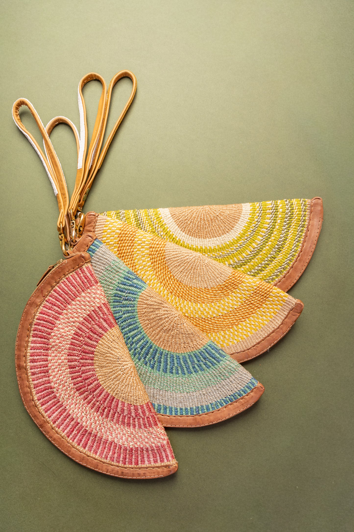 Fine Weave Sisal Clutch Bag