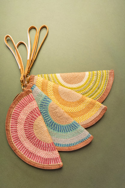Fine Weave Sisal Clutch Bag