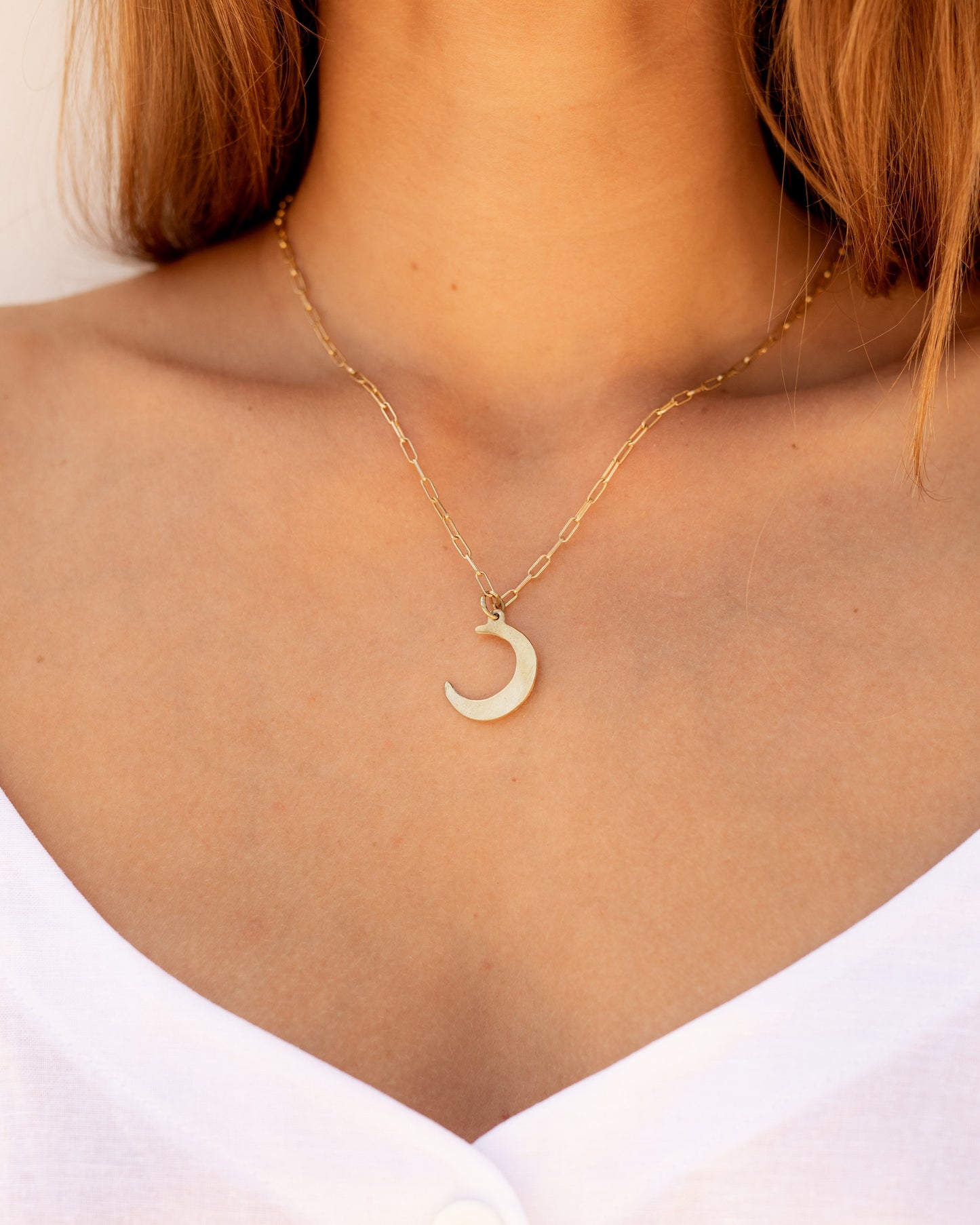 Half Moon Necklace:: Assorted Chains