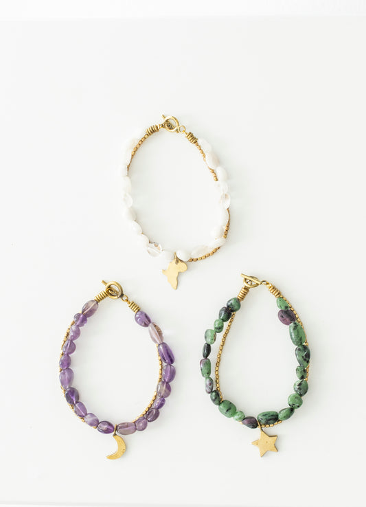 Custom Semi- Precious Kalk Bay Bracelet