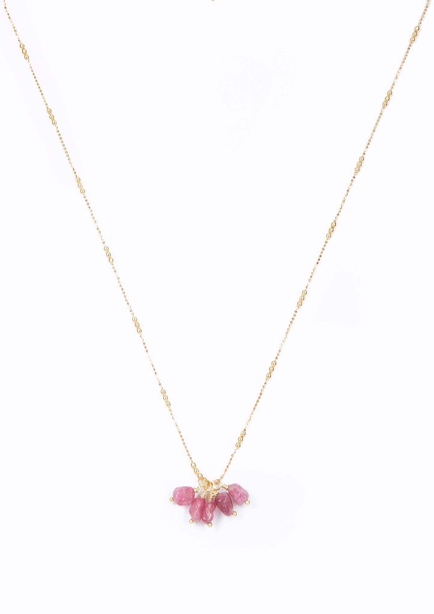 Island Necklace Pink Tourmaline
