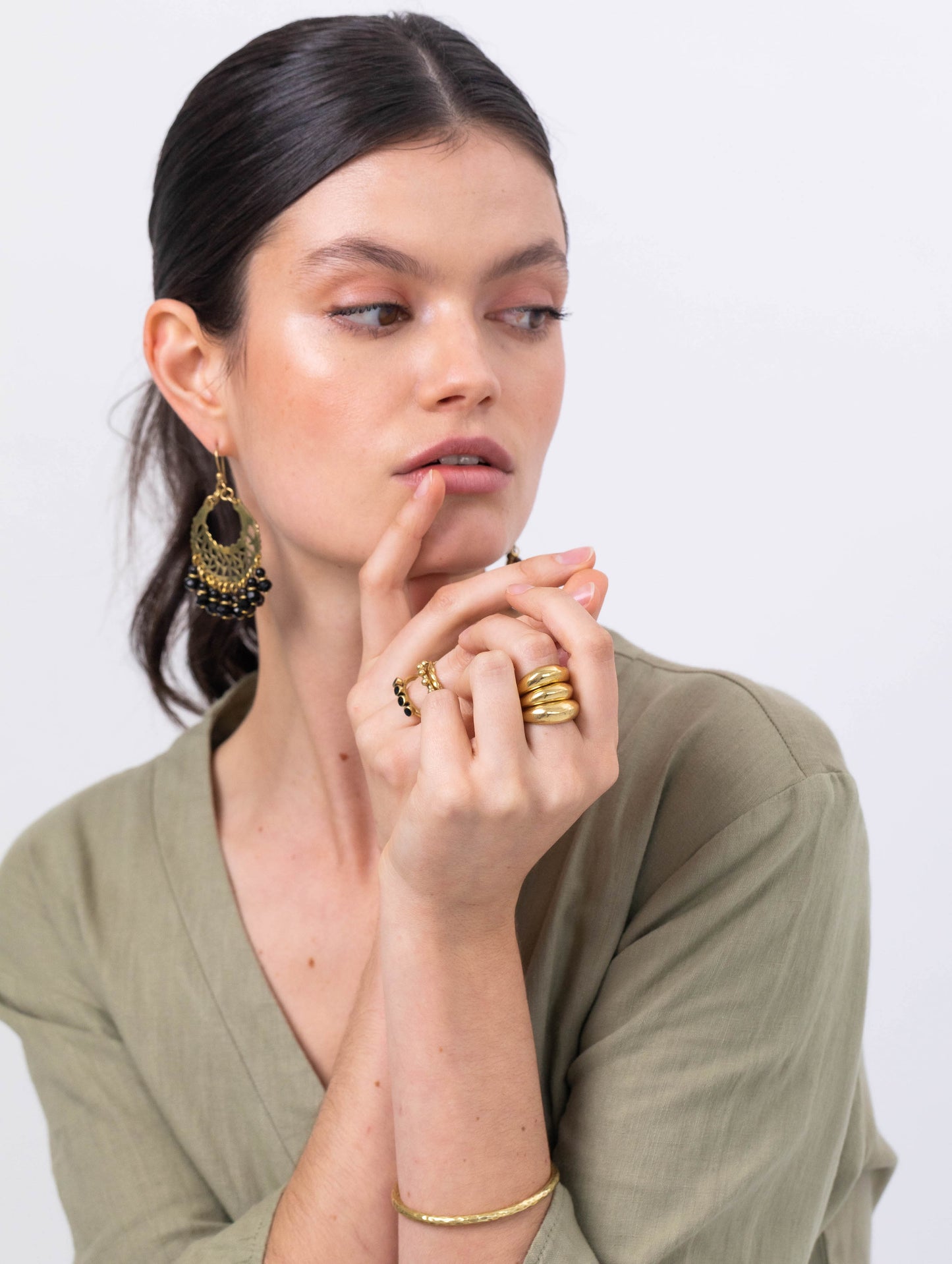 Marrakech Earrings :: Ebony hues