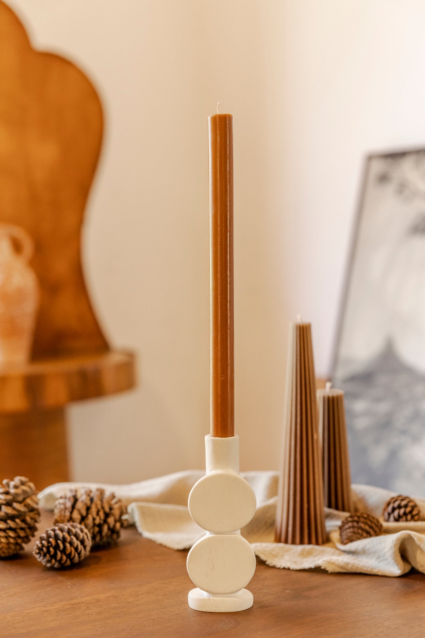 Soapstone Candle Holder