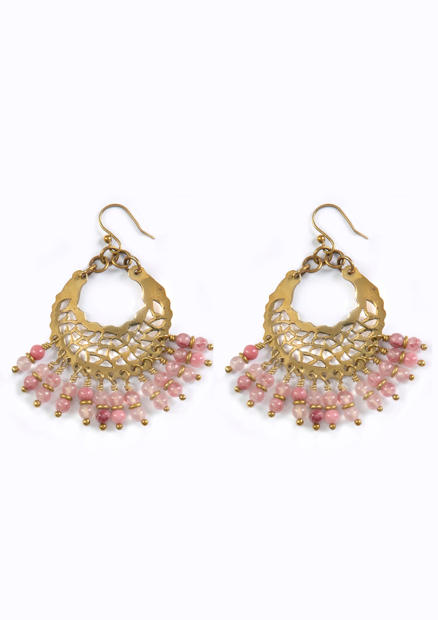 Marrakech Earrings:: Dusty Pink