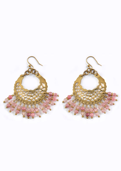 Marrakech Earrings:: Dusty Pink