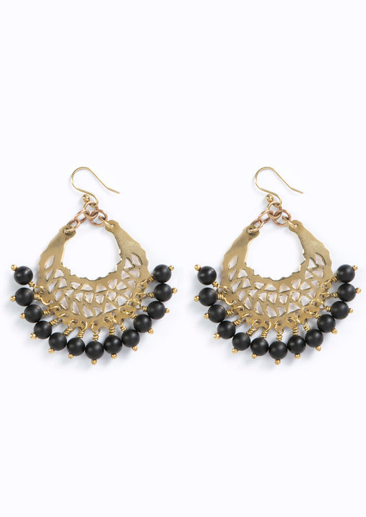 Marrakech Earrings :: Ebony hues