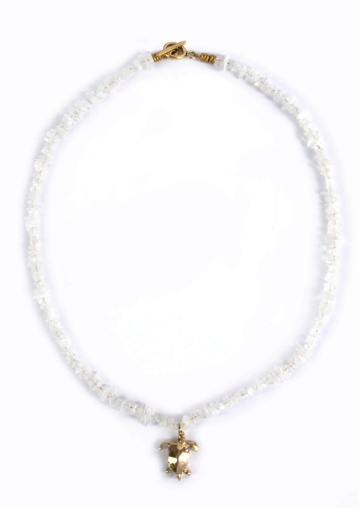Pwani Necklace with Moonstone stones:: Assorted Charms