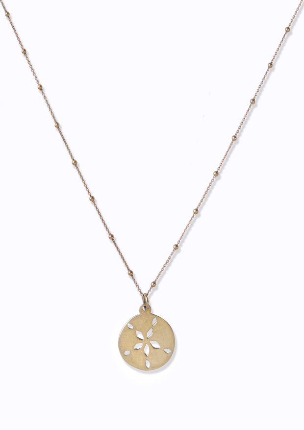 Baby Sand dollar Necklace:: Assorted Chains