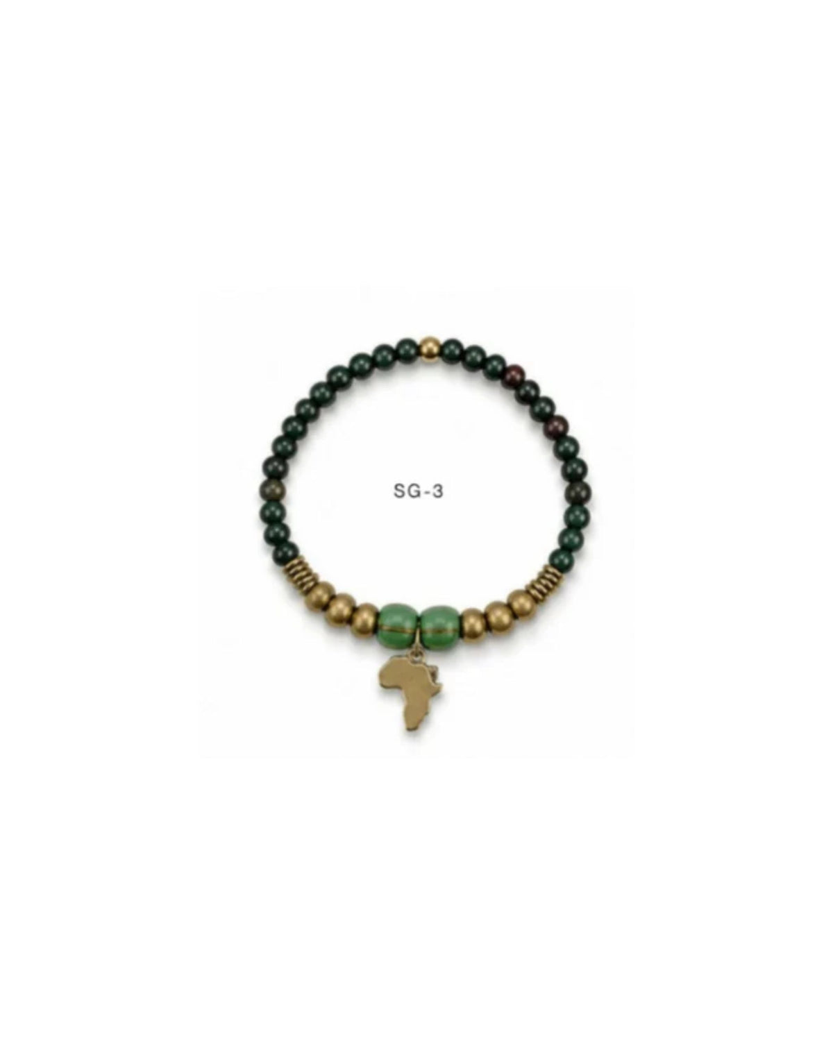 Trade Roots Juju Bracelet - Safari Green