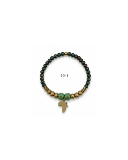 Trade Roots Juju Bracelet - Safari Green
