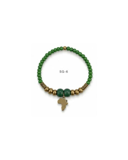 Trade Roots Juju Bracelet - Safari Green