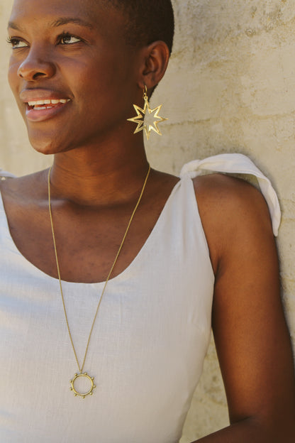 Octopus Tentacles Necklace on Long Chain