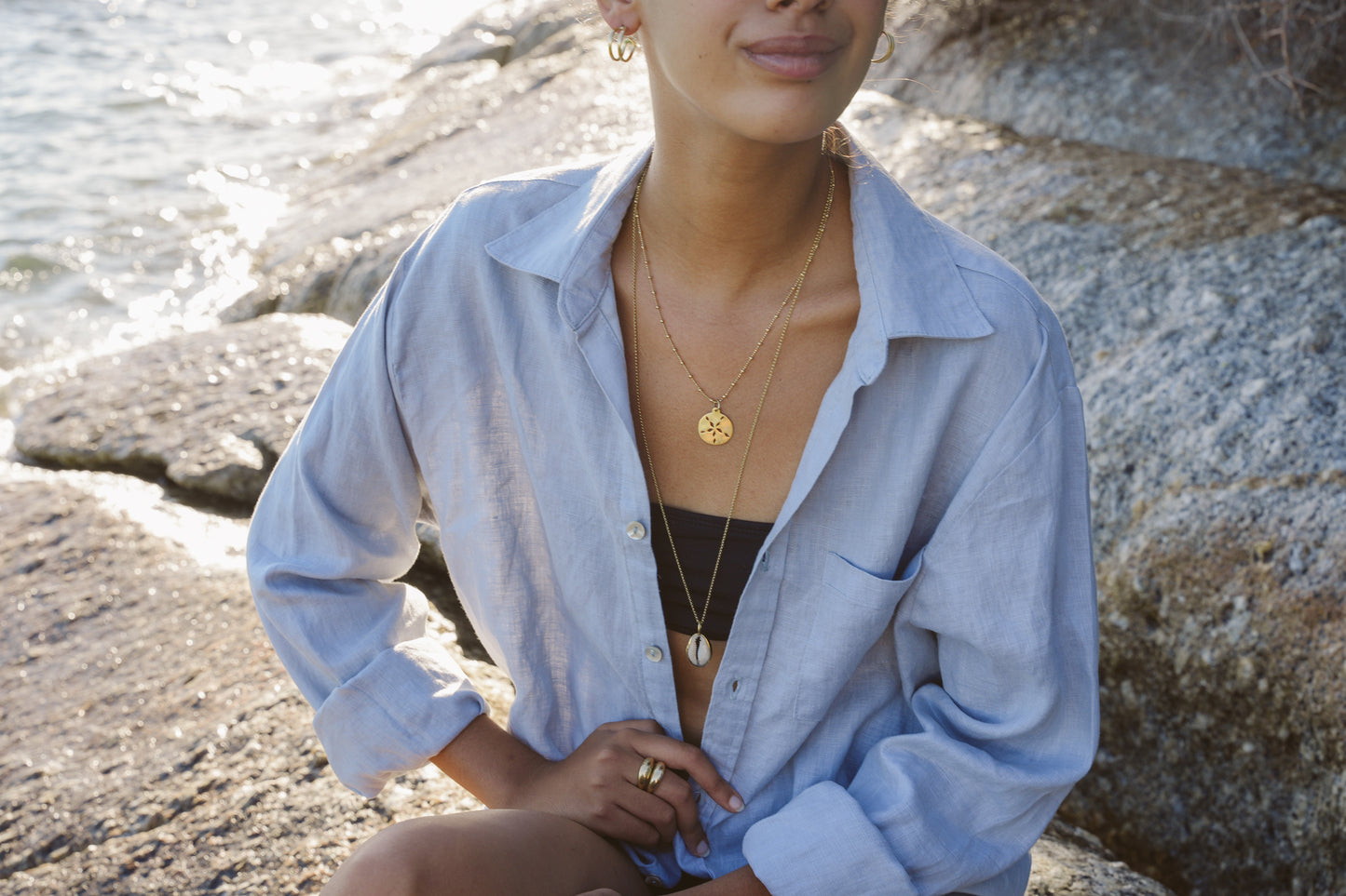 Cowrie Shell Necklace:: Assorted Chains