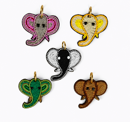 Leather Beaded Keyrings