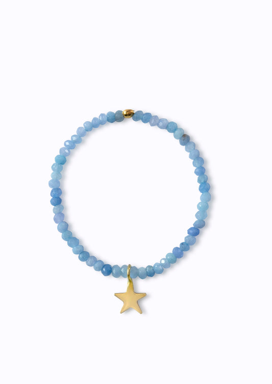 Juju Bracelets with Star charm :: Blue hue stones