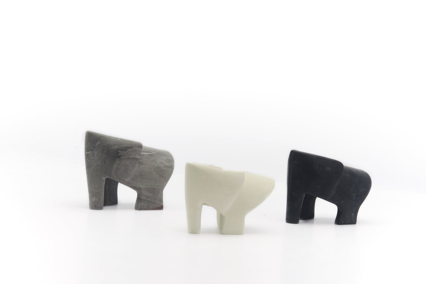 Soapstone Elephants