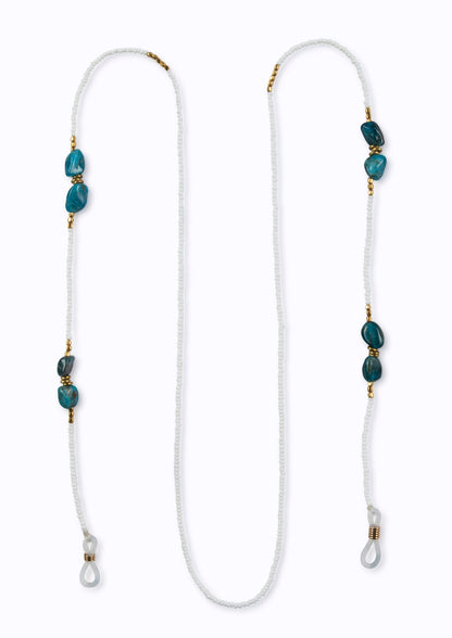 Island Sunglass Holder, Assorted Semi Precious Stones