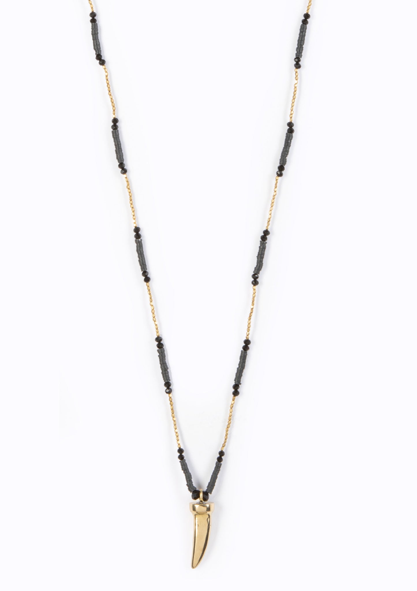 Turkana Beaded Necklace :: Ebony hues