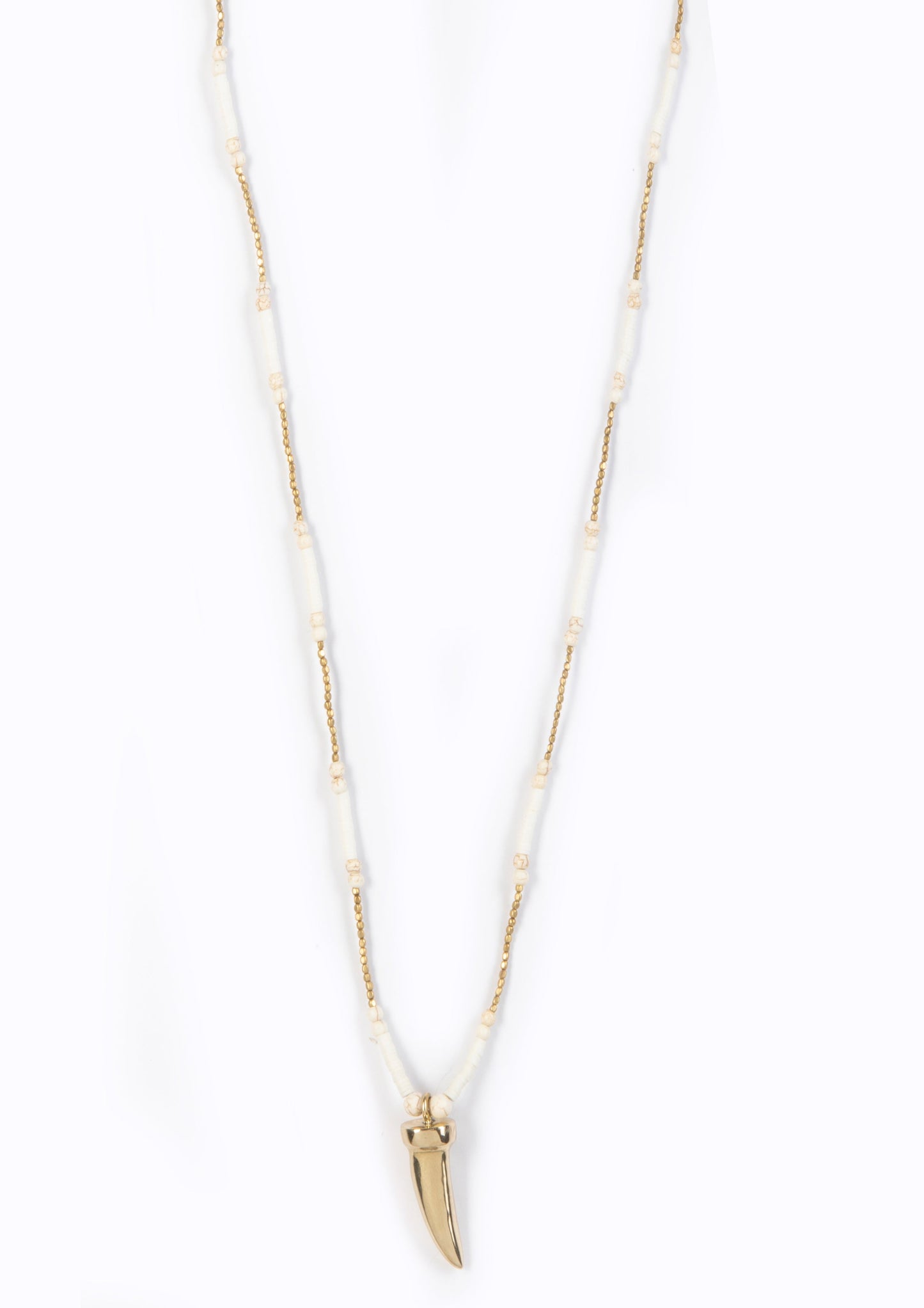 Turkana Beaded Necklace ::  Ivory hues