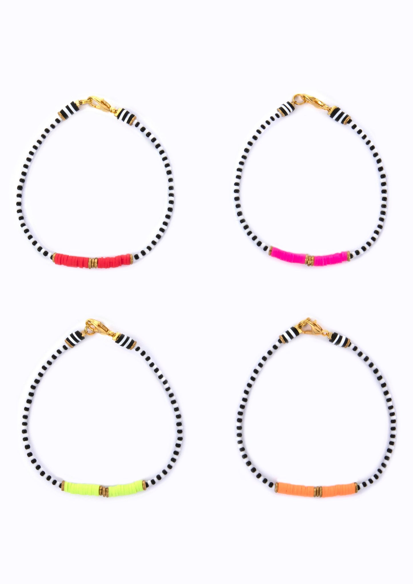 Zebra Bracelet :: Assorted Colourful hues