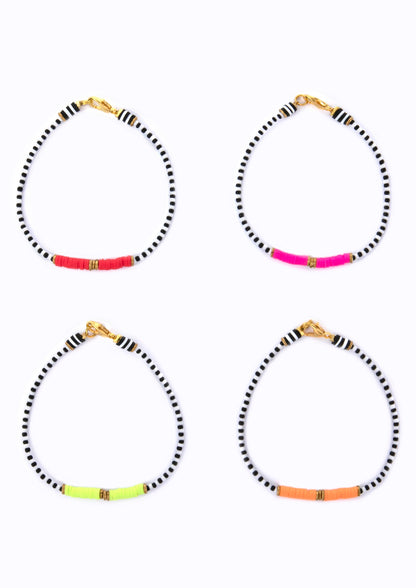 Zebra Bracelet :: Assorted Colourful hues