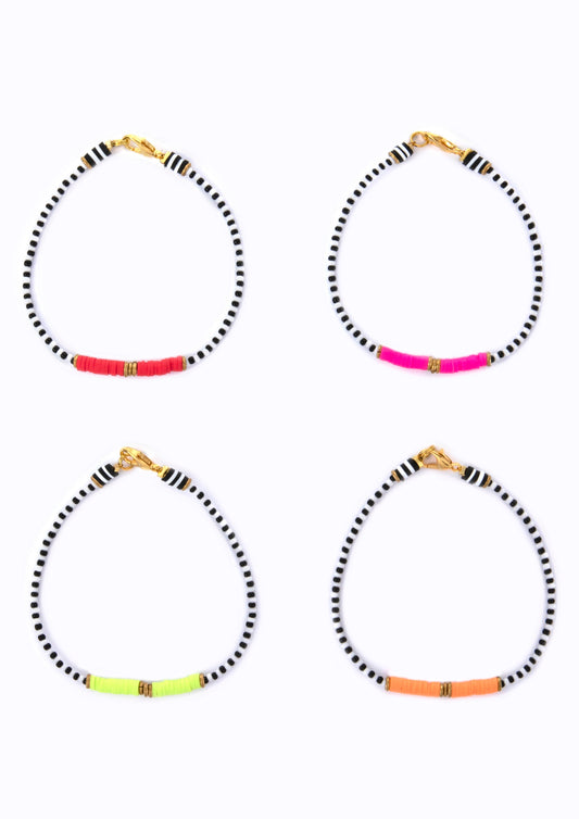 Zebra Bracelet :: Assorted Colourful hues