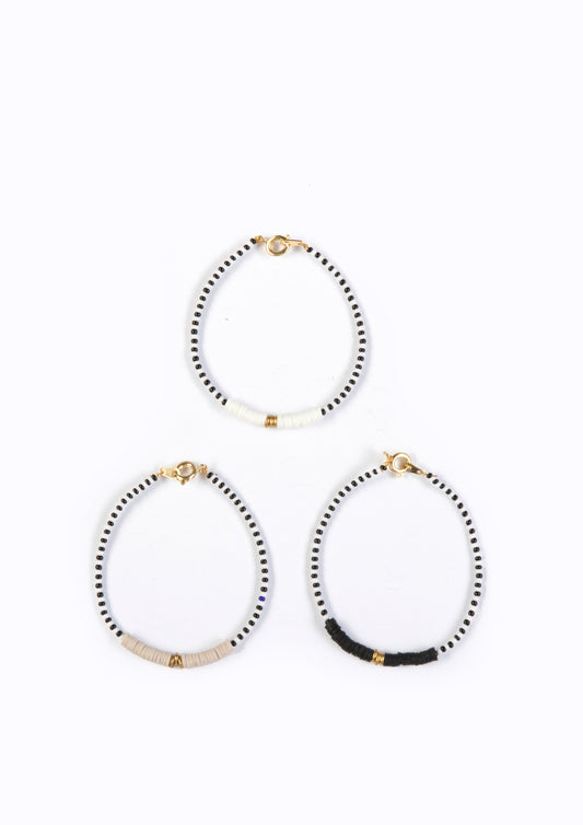 Zebra Bracelet :: Assorted Natural hues