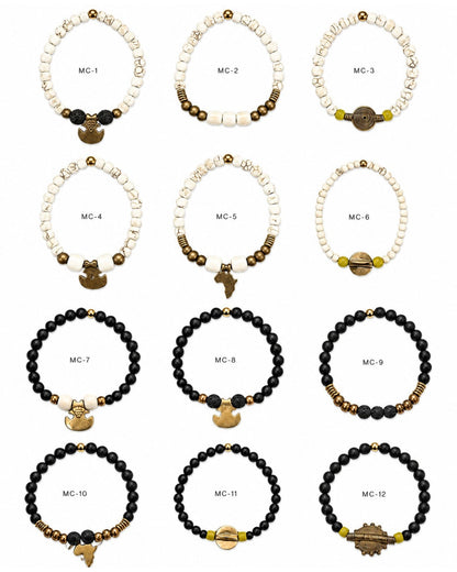 Trade Roots Juju Bracelet - Ebony and Ivory
