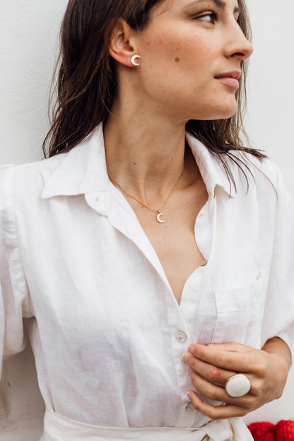 Baby Moon Necklace:: Assorted Chains