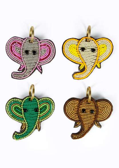 Leather Beaded Keyrings